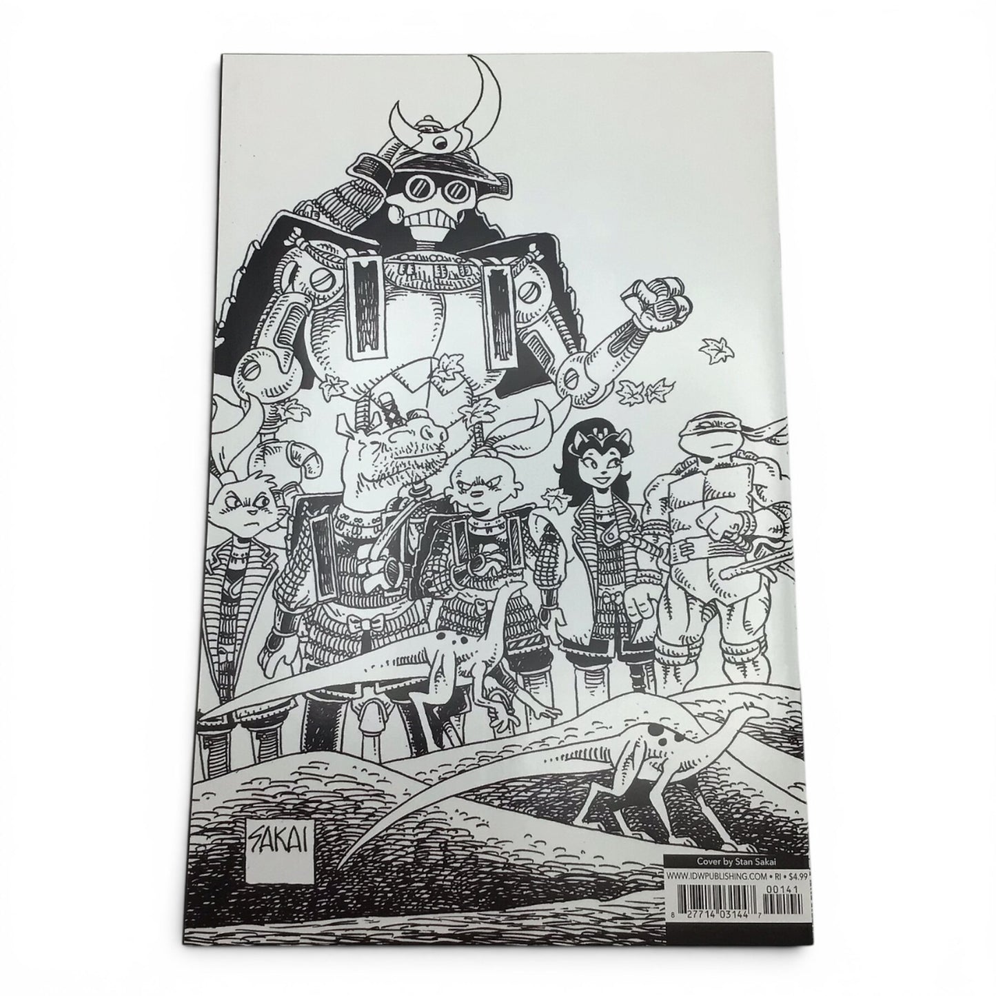 Teenage Mutant Ninja Turtles x Usagi Yojimbo #1 - Signed by Kevin Eastman