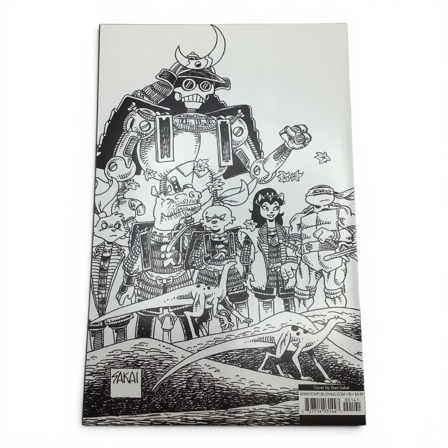 Teenage Mutant Ninja Turtles x Usagi Yojimbo #1 - Signed by Kevin Eastman