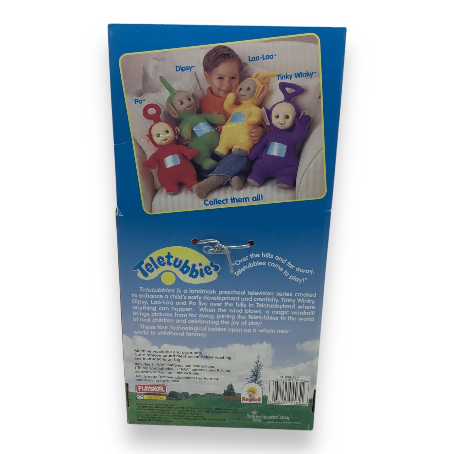 Teletubbies Talking Po Plushie - Hasbro 1998