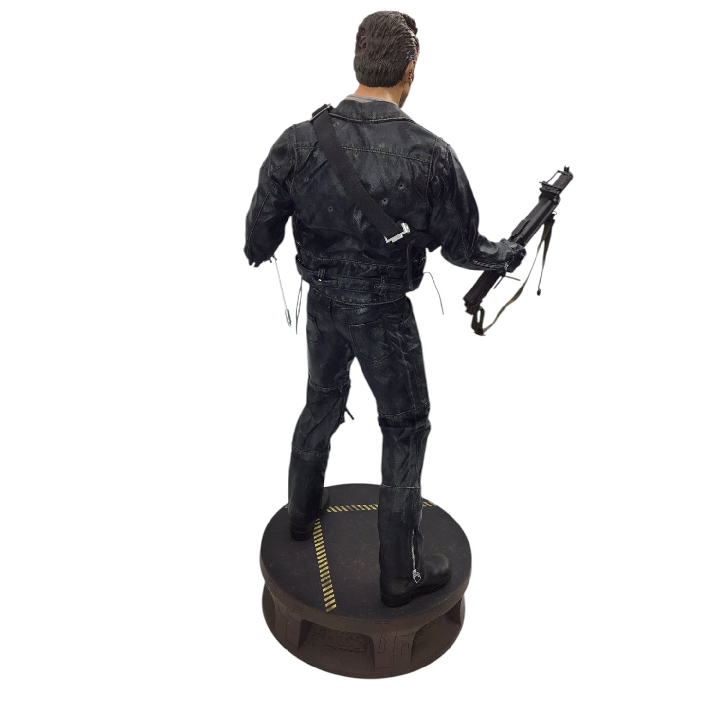 Terminator 2 T-800 Battle Damaged Sideshow Collectibles 1/4 Scale Polystone Statue