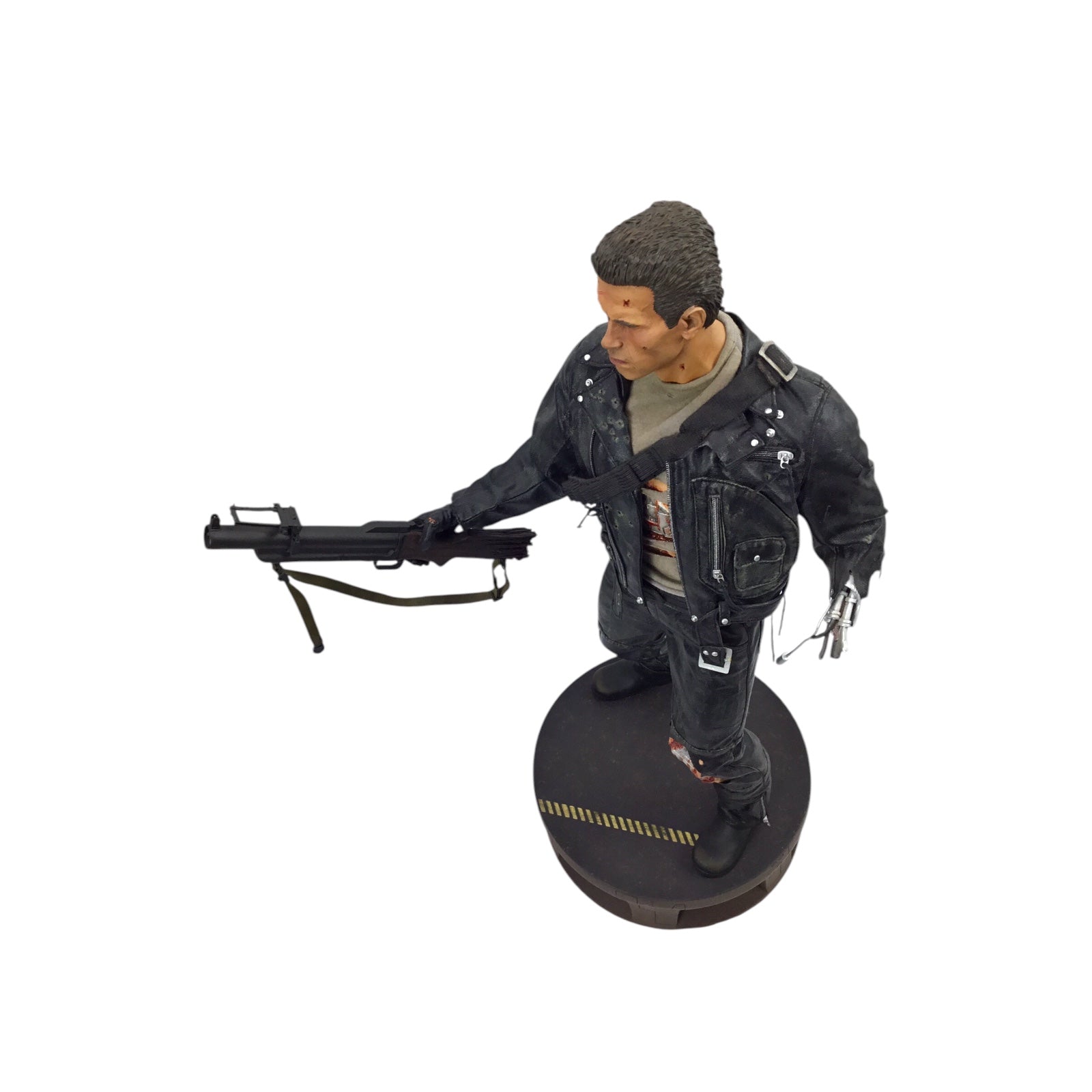 Terminator 2 T-800 Battle Damaged Sideshow Collectibles 1/4 Scale Polystone Statue