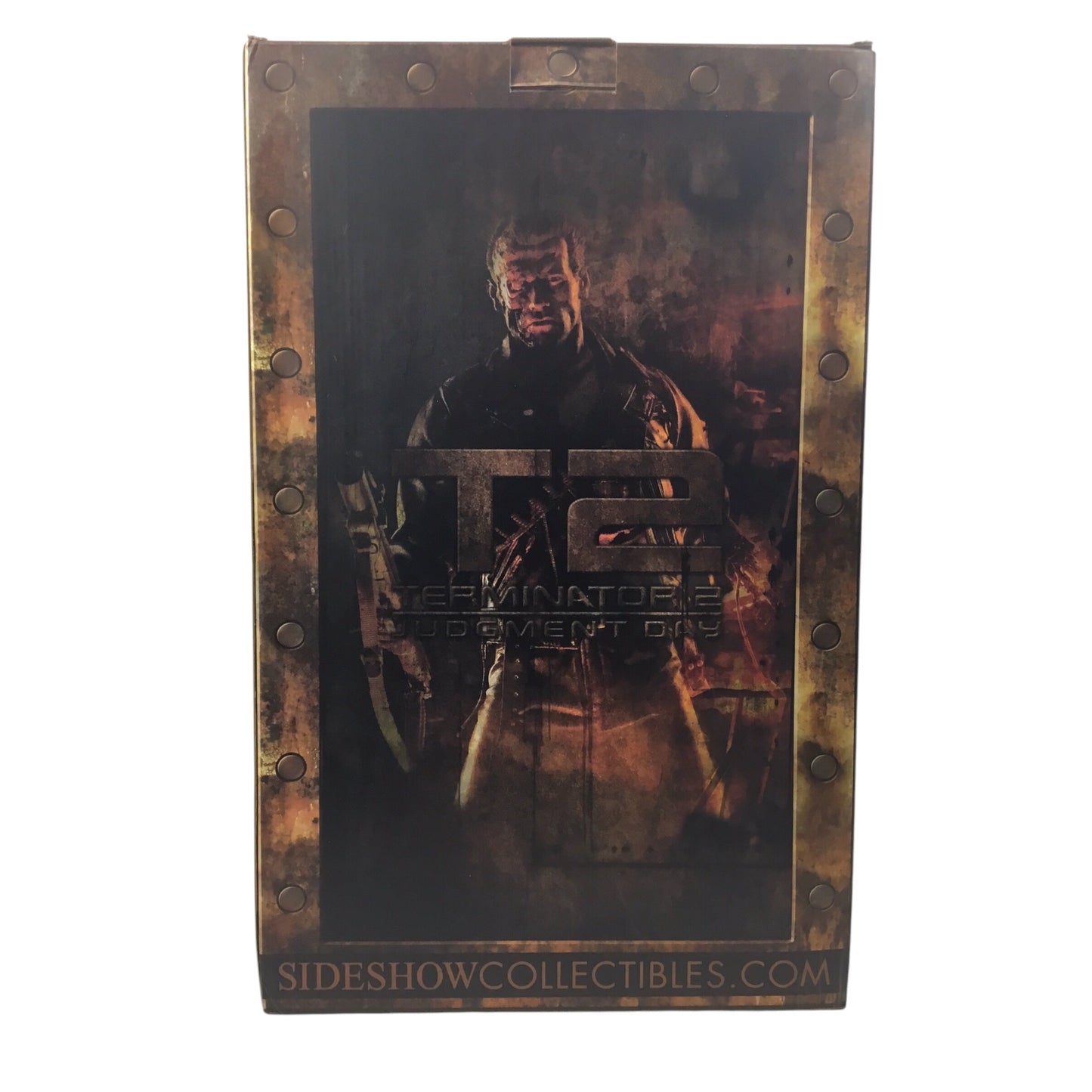 Terminator 2 T-800 Battle Damaged Sideshow Collectibles 1/4 Scale Polystone Statue