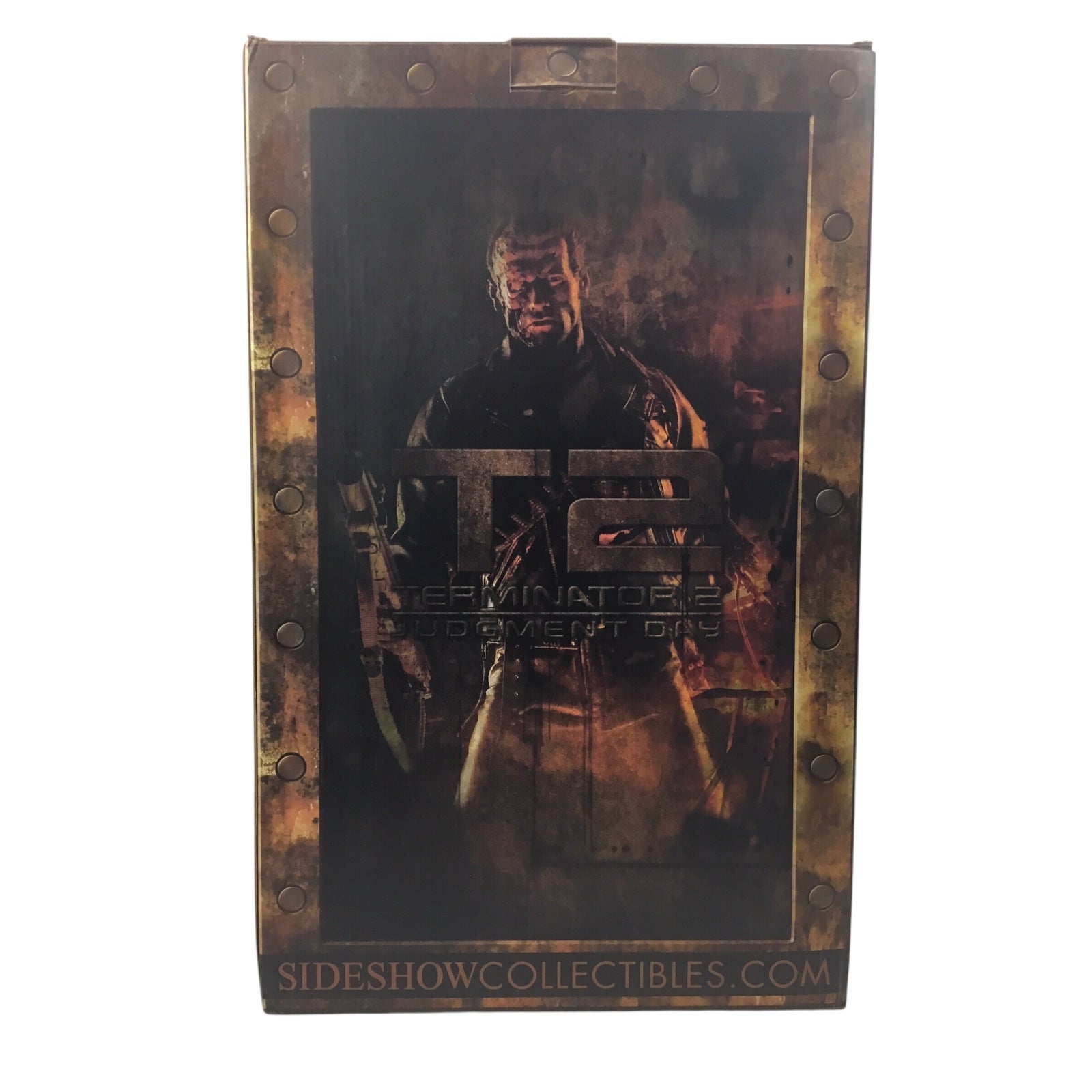 Terminator 2 T-800 Battle Damaged Sideshow Collectibles 1/4 Scale Polystone Statue