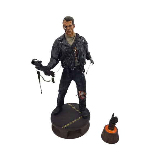 Terminator 2 T-800 Battle Damaged Sideshow Collectibles 1/4 Scale Polystone Statue