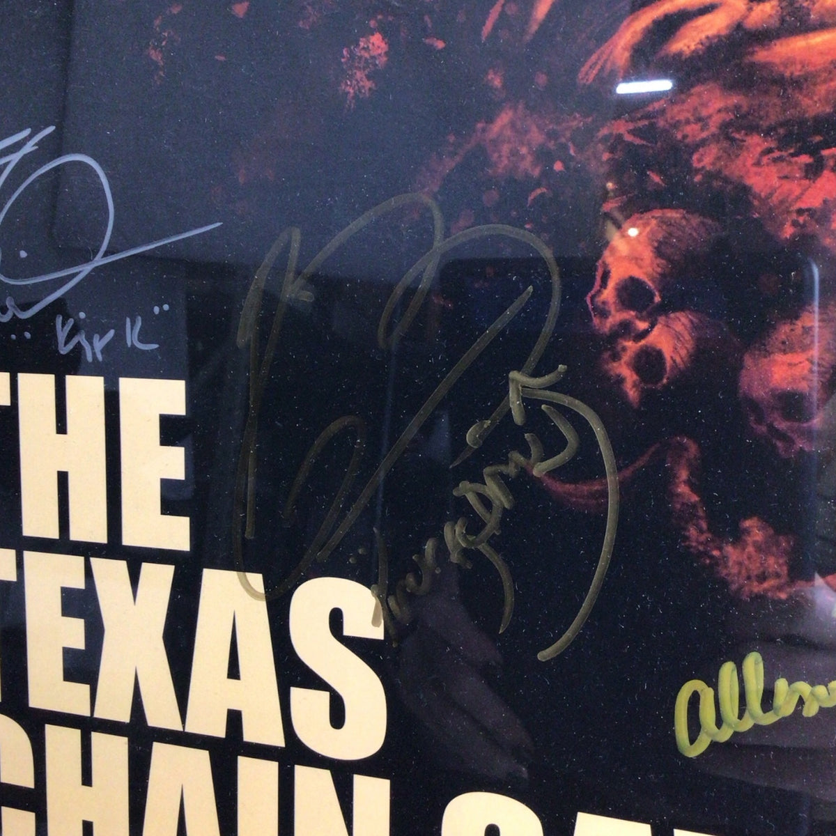 Texas Chainsaw Massacre 50th Anniversary Poster - Signed by Cast