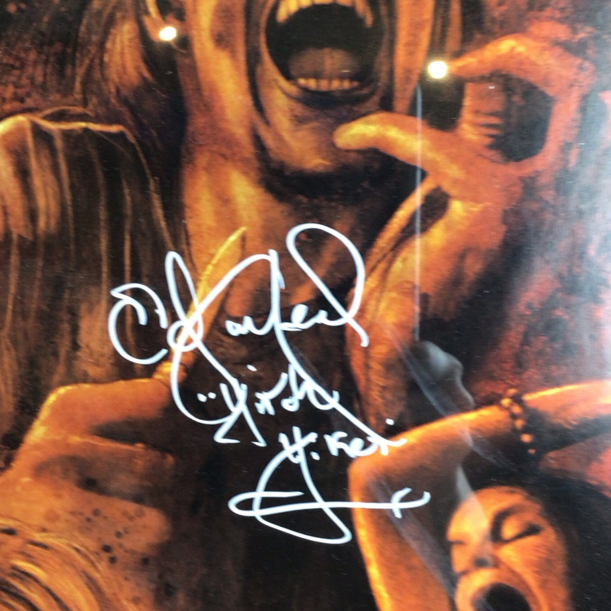 Texas Chainsaw Massacre 50th Anniversary Poster - Signed by Cast