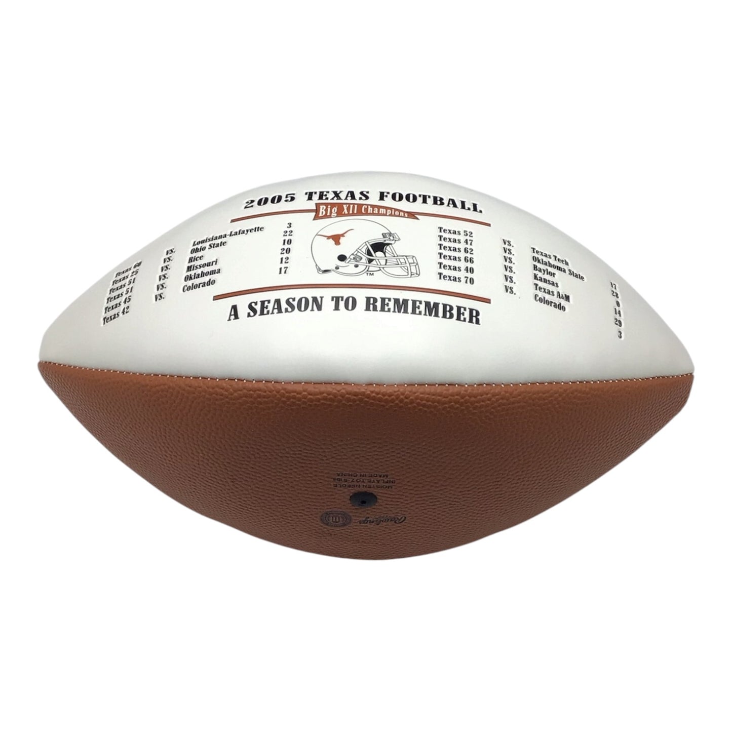 Texas Longhorns 2005 Nation Champions Limited Edition Football