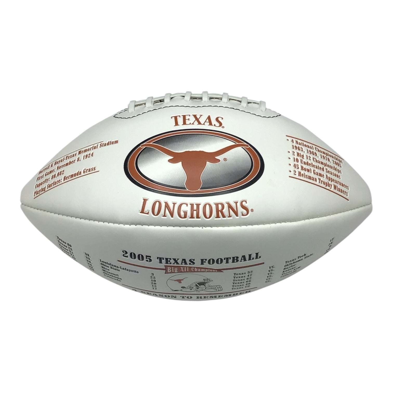 Texas Longhorns 2005 Nation Champions Limited Edition Football