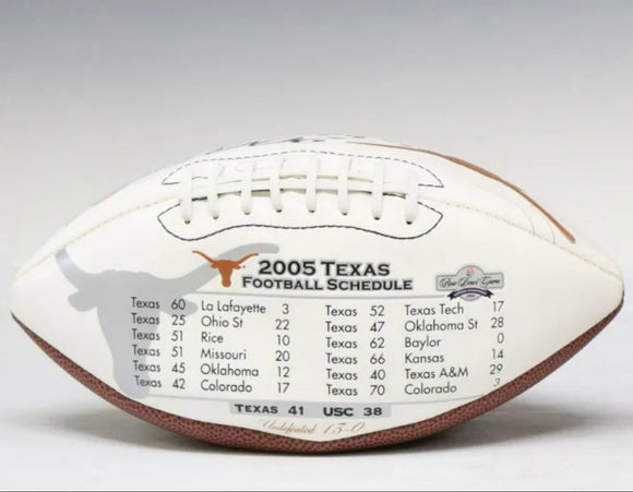Texas Longhorns 2005 National Champs Football Undefeated 13-0