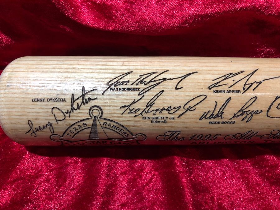 Texas Rangers /200 Limited Edition 1995 All-Star Bat w/ Laser Etched Autos