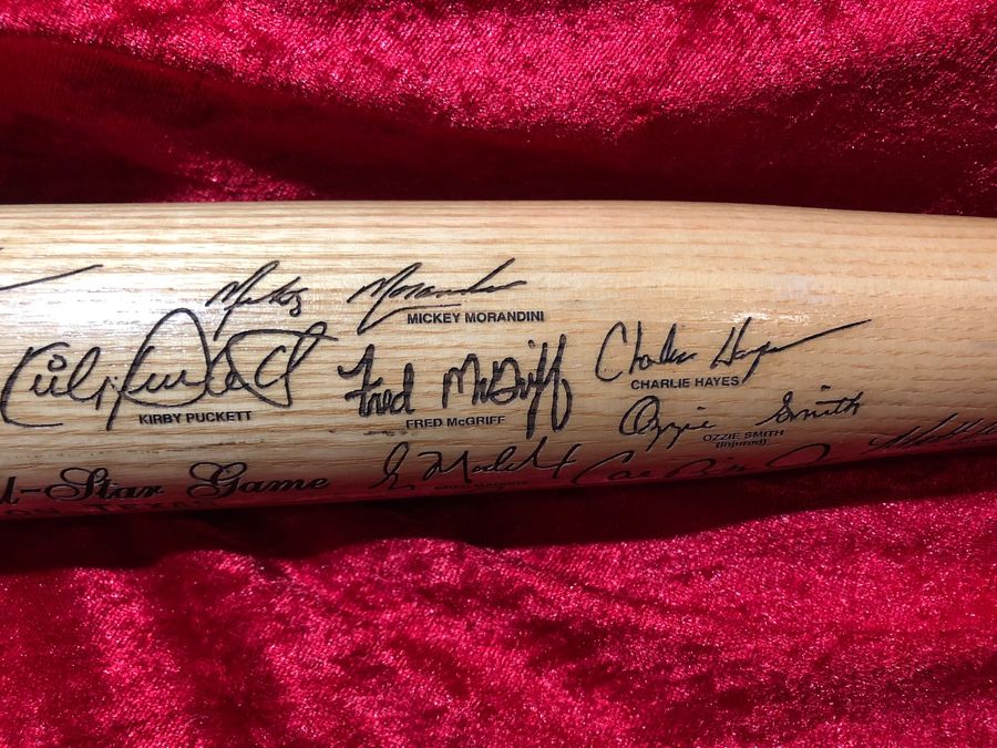 Texas Rangers /200 Limited Edition 1995 All-Star Bat w/ Laser Etched Autos