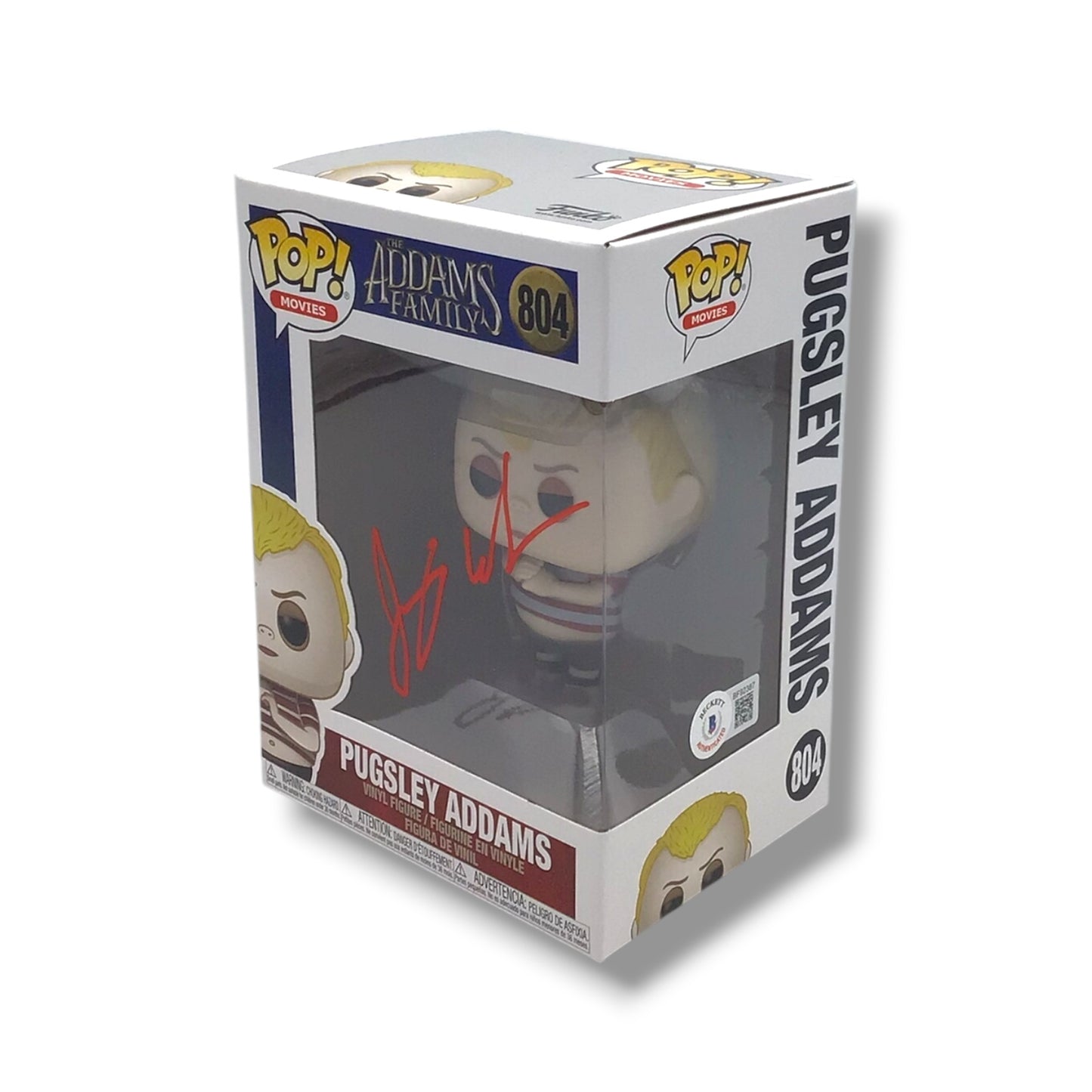 The Addams Family (#804) Pugsley Addams Funko POP! Signed by Jimmy Workman