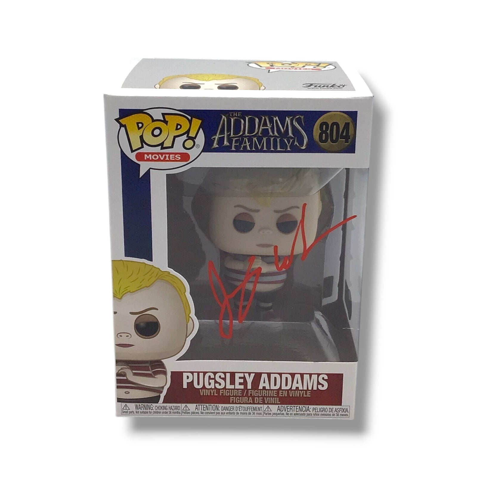 The Addams Family (#804) Pugsley Addams Funko POP! Signed by Jimmy Workman