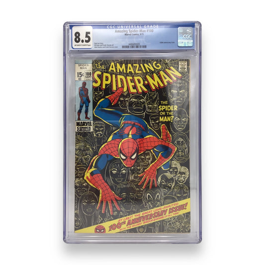The Amazing Spider-Man #100 - The Spider or the Man? - Marvel 1971 - CGC 8.5