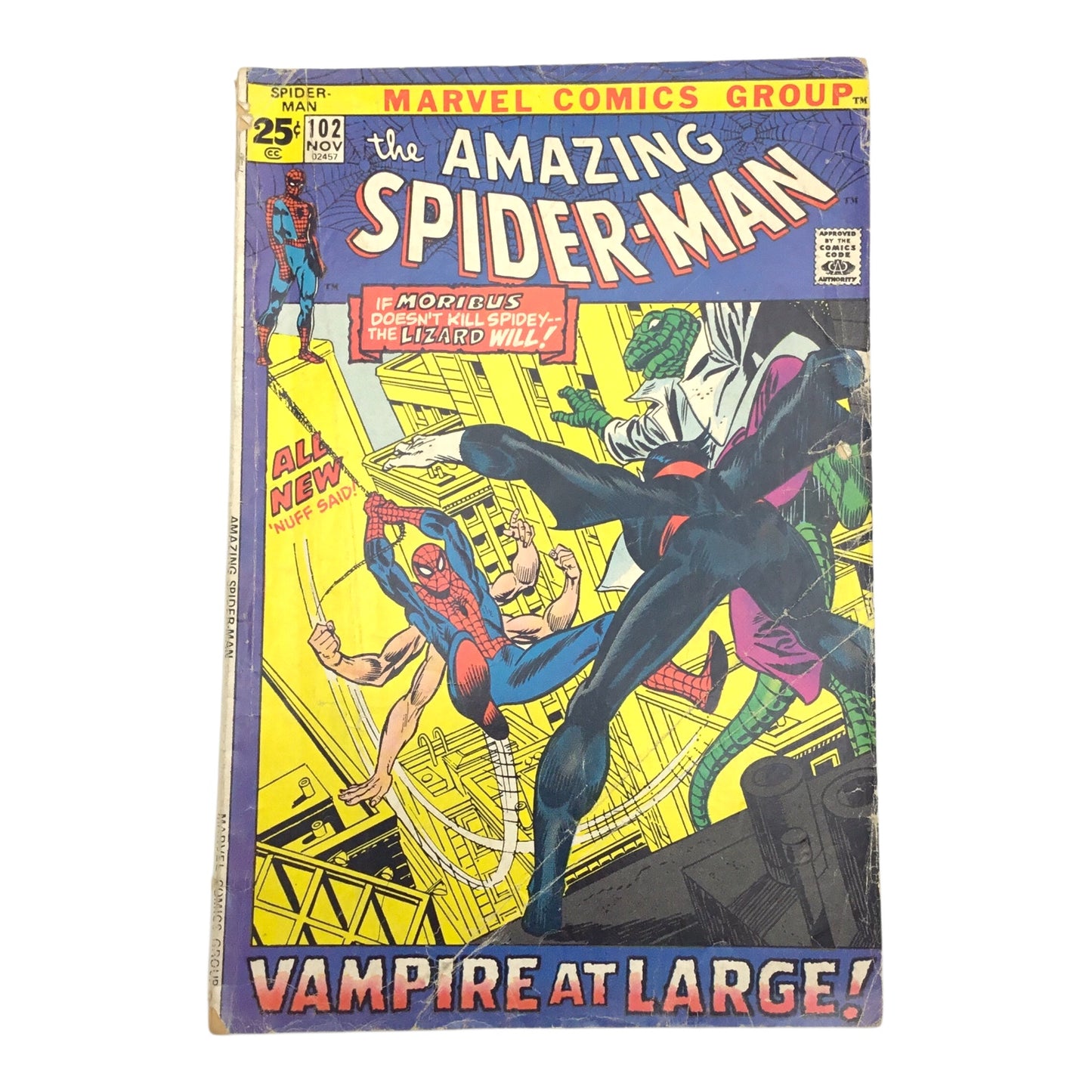 The Amazing Spider-Man #102 – “Vampire at Large!” (PR/FR)