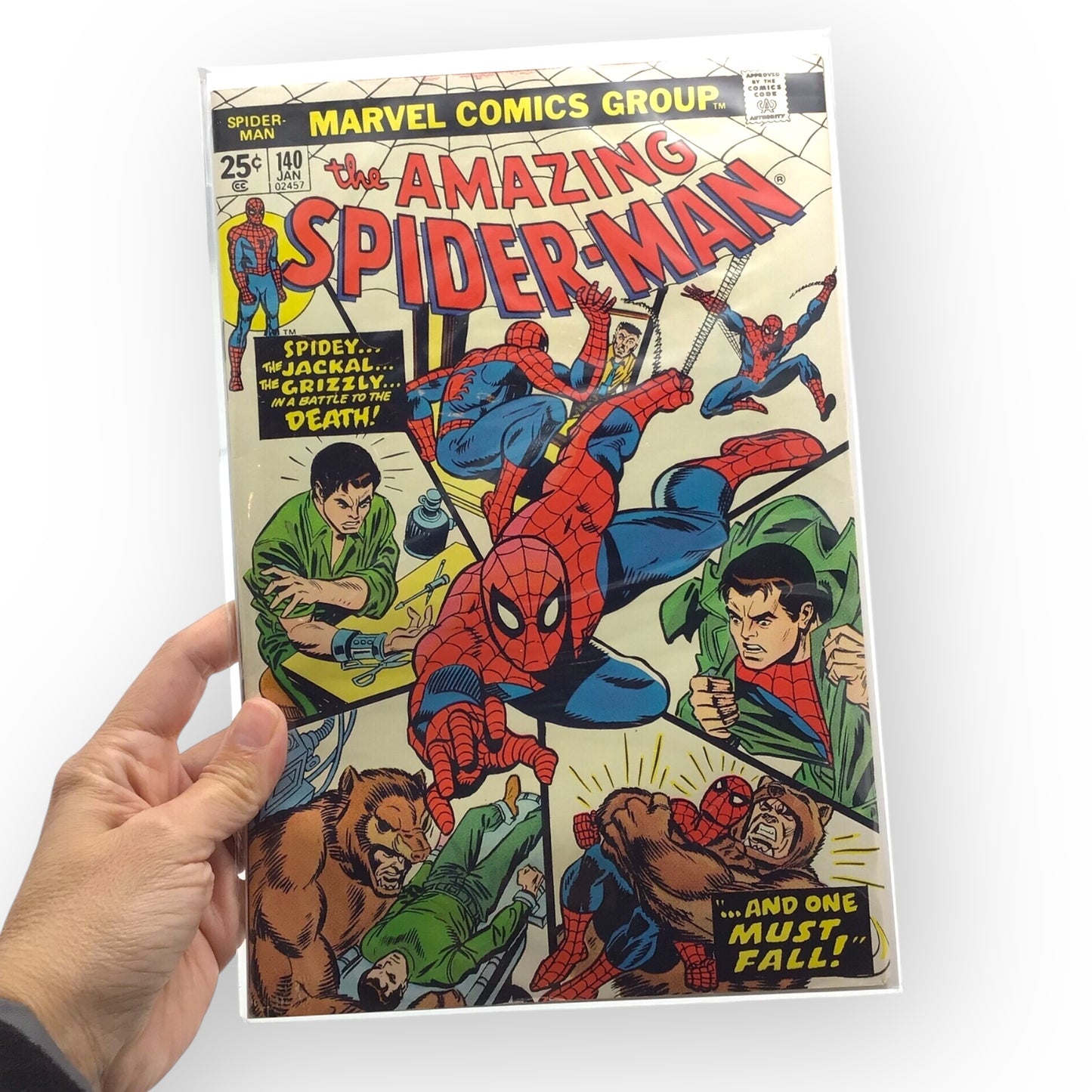 The Amazing Spider-Man #140 (Jan 1975) – The Jackal & Grizzly Attack