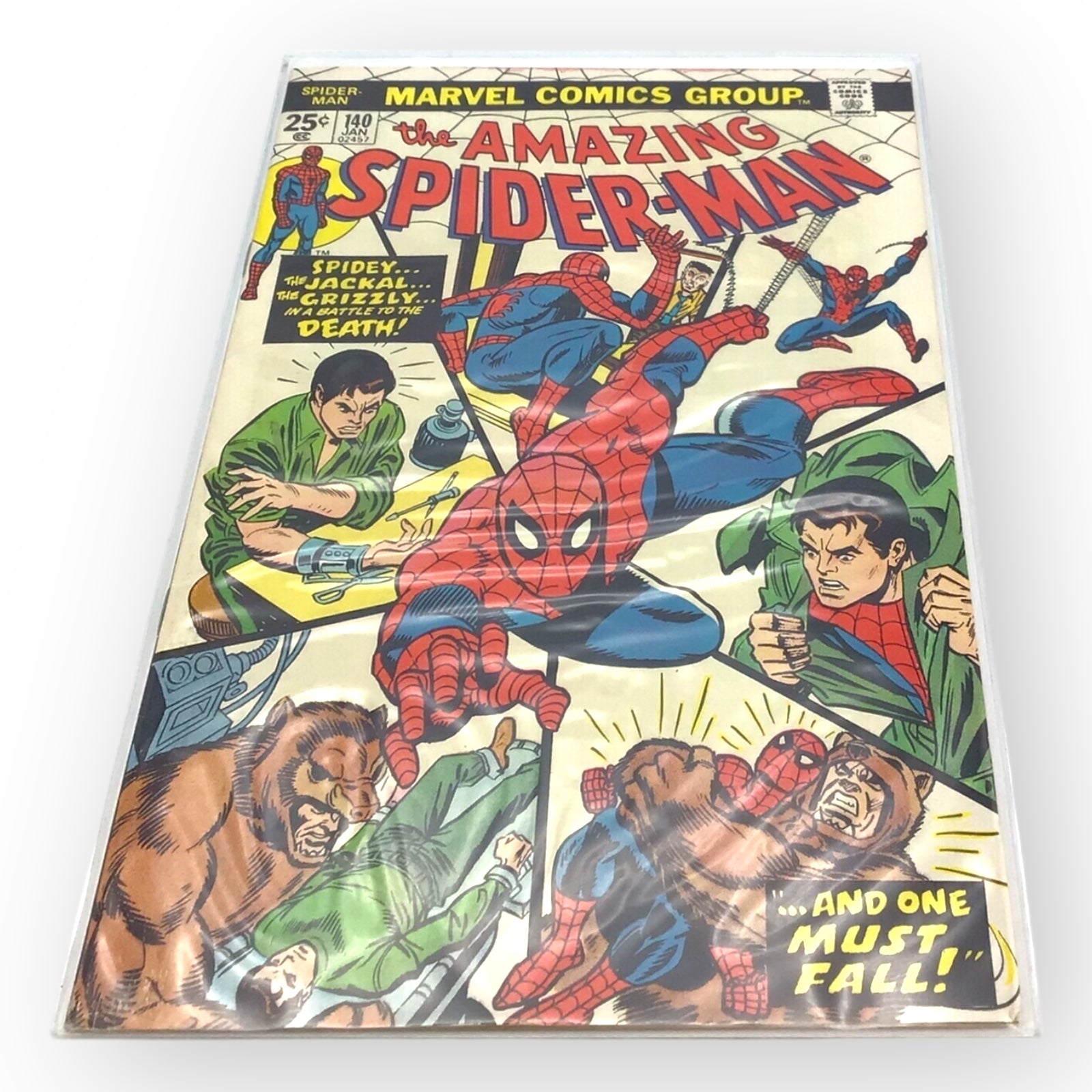 The Amazing Spider-Man #140 (Jan 1975) – The Jackal & Grizzly Attack