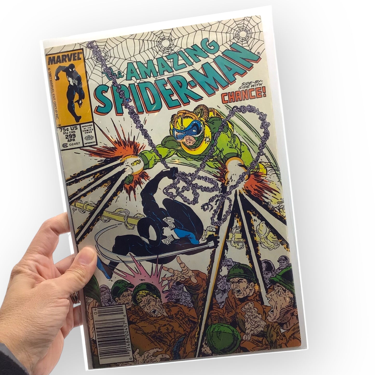 The Amazing Spider-Man #299 (Apr 1988) – Venom Cameo – McFarlane Cover