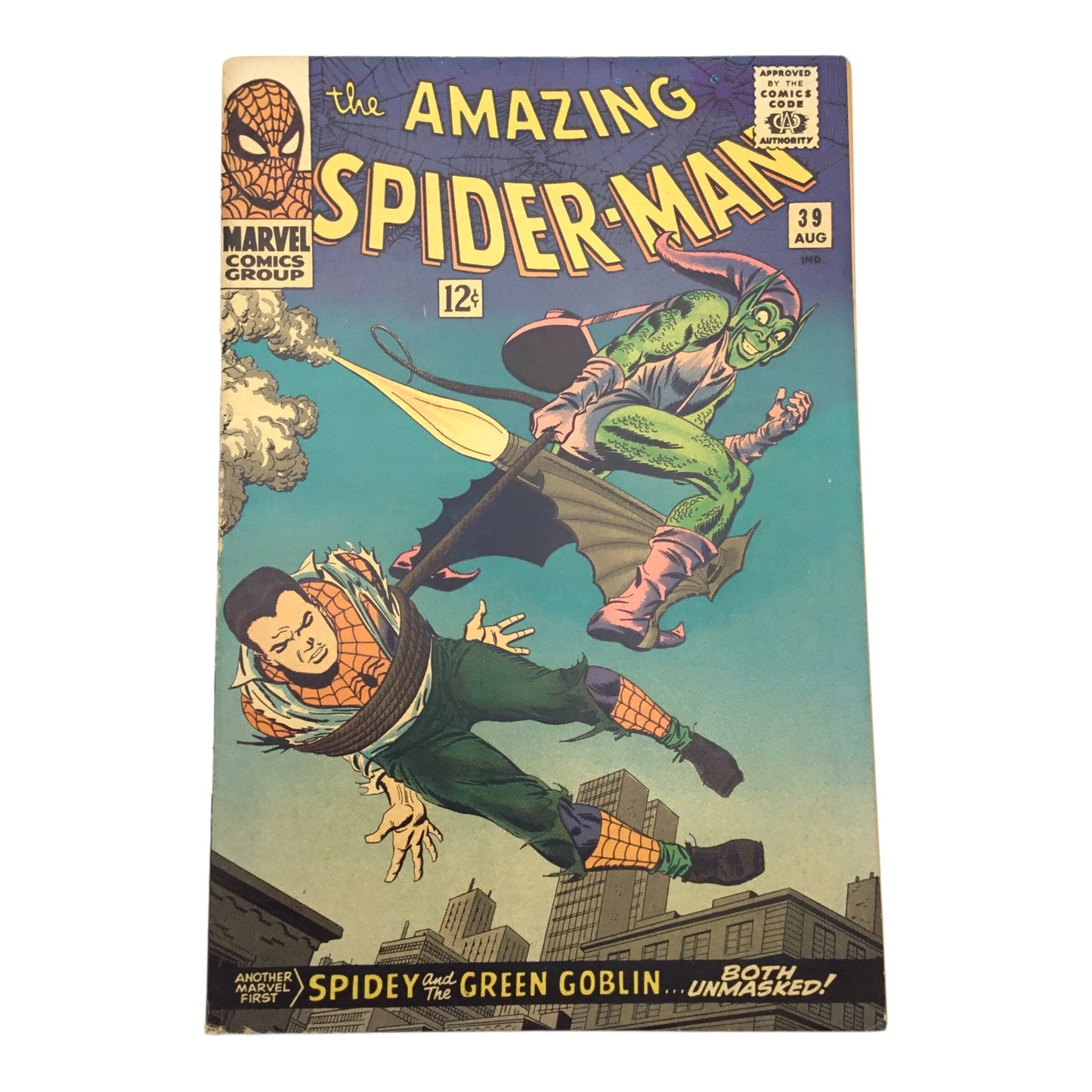 The Amazing Spider-Man #39 – “Spidey and the Green Goblin... Both Unmasked!” (FR/GD)