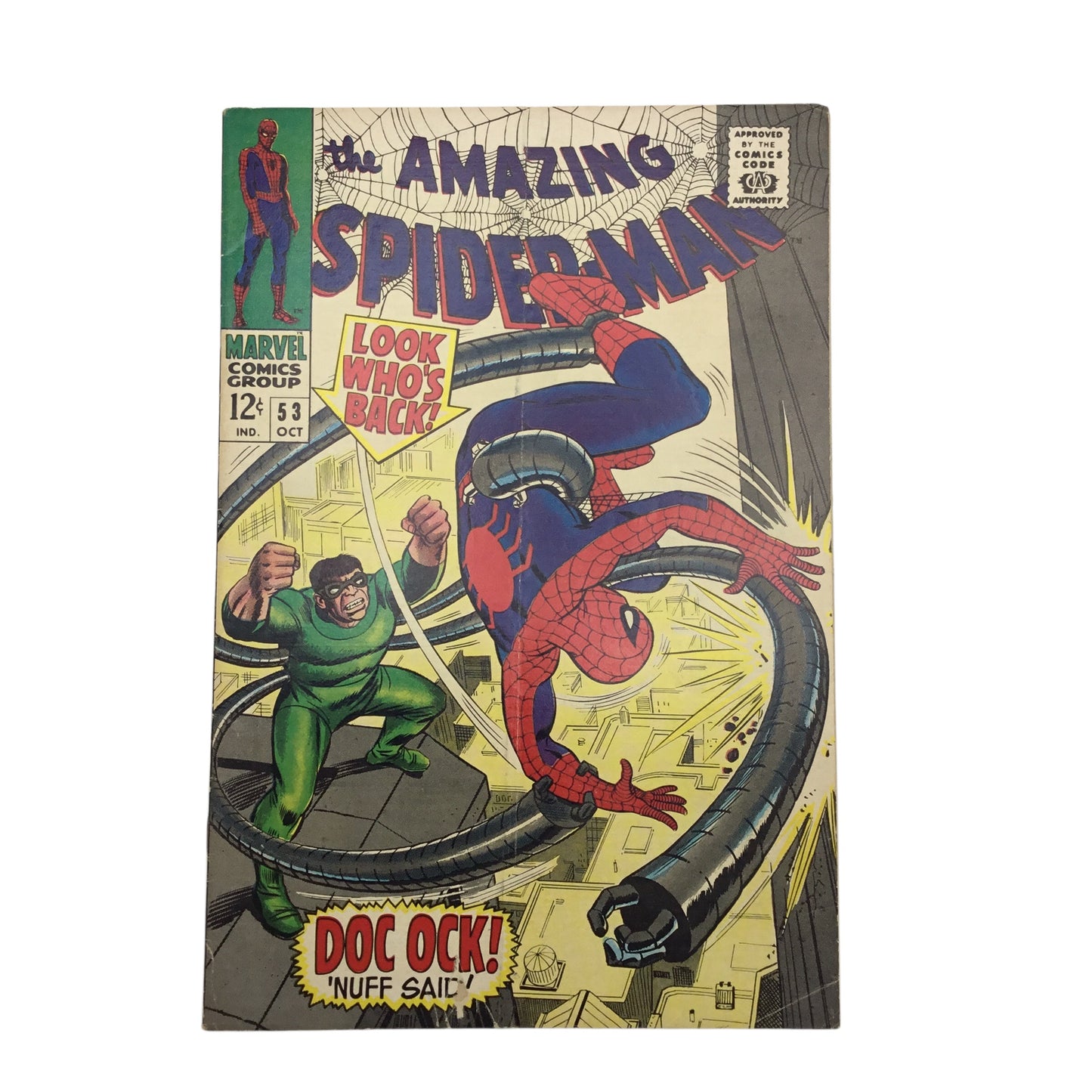 The Amazing Spider-Man #53 – “Look Who’s Back – Doc Ock! ‘Nuff Said!” (FR/GD)