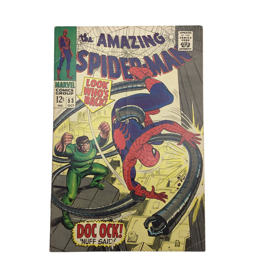 The Amazing Spider-Man #53 – “Look Who’s Back – Doc Ock! ‘Nuff Said!” (FR/GD)