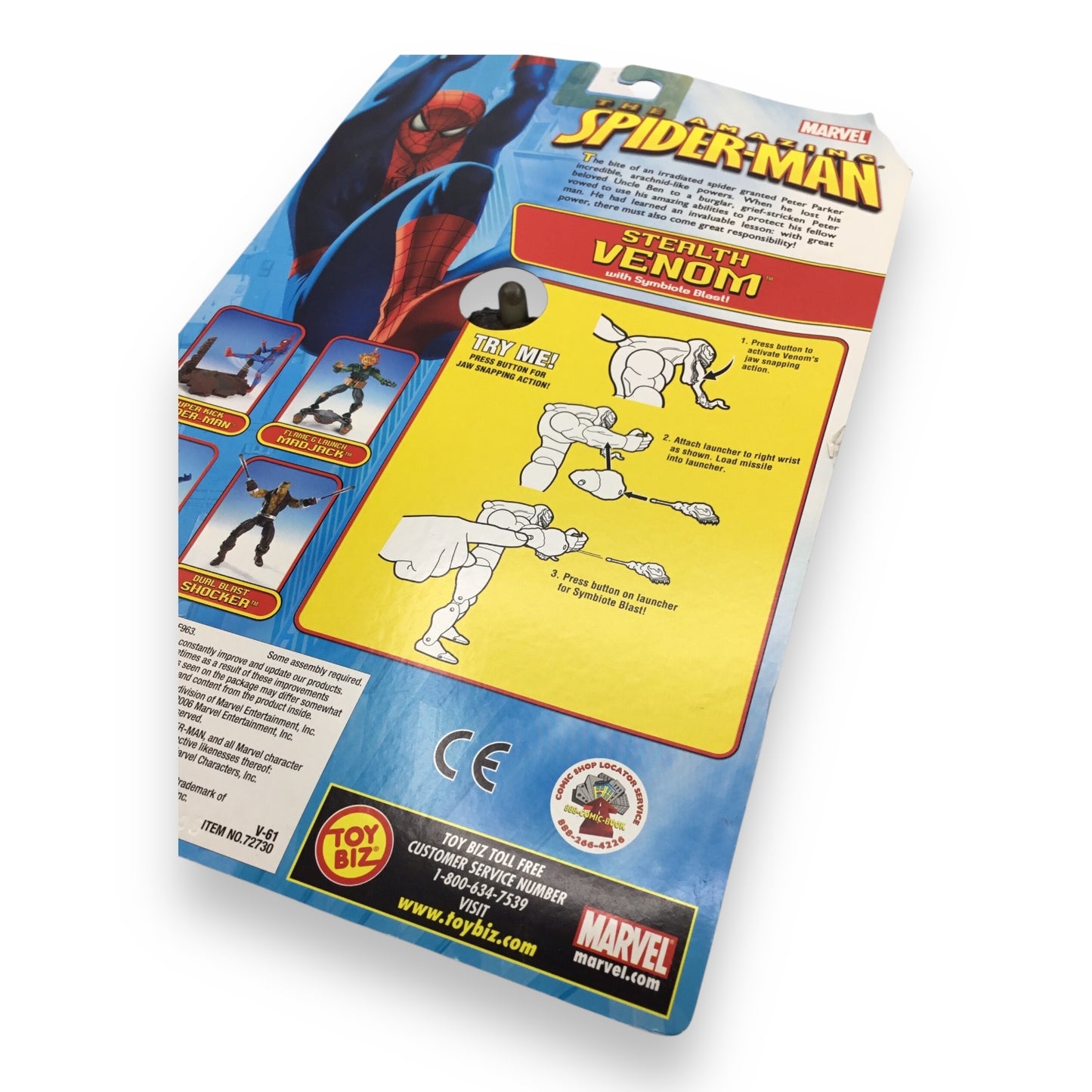The Amazing Spider-Man Stealth Venom Action Figure 2006