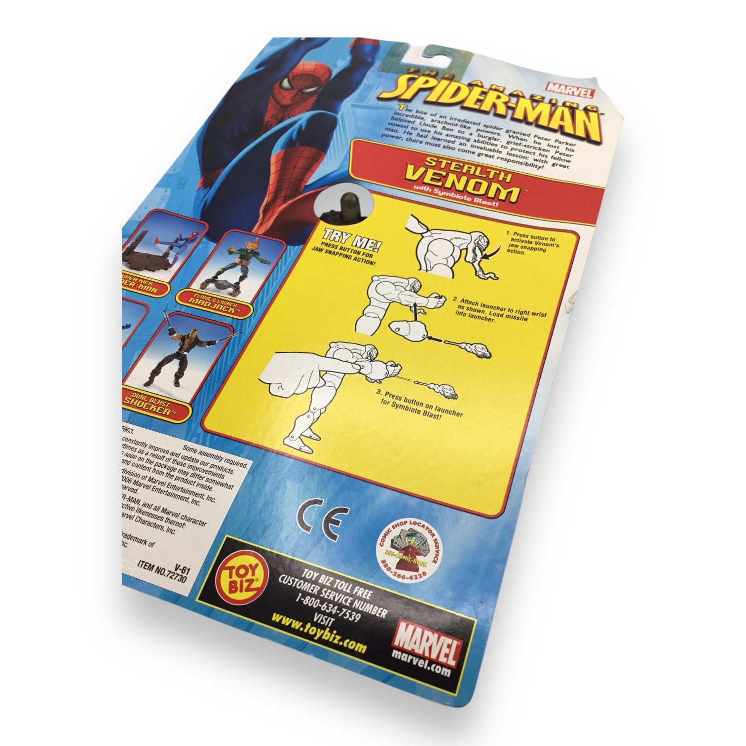 The Amazing Spider-Man Stealth Venom Action Figure 2006