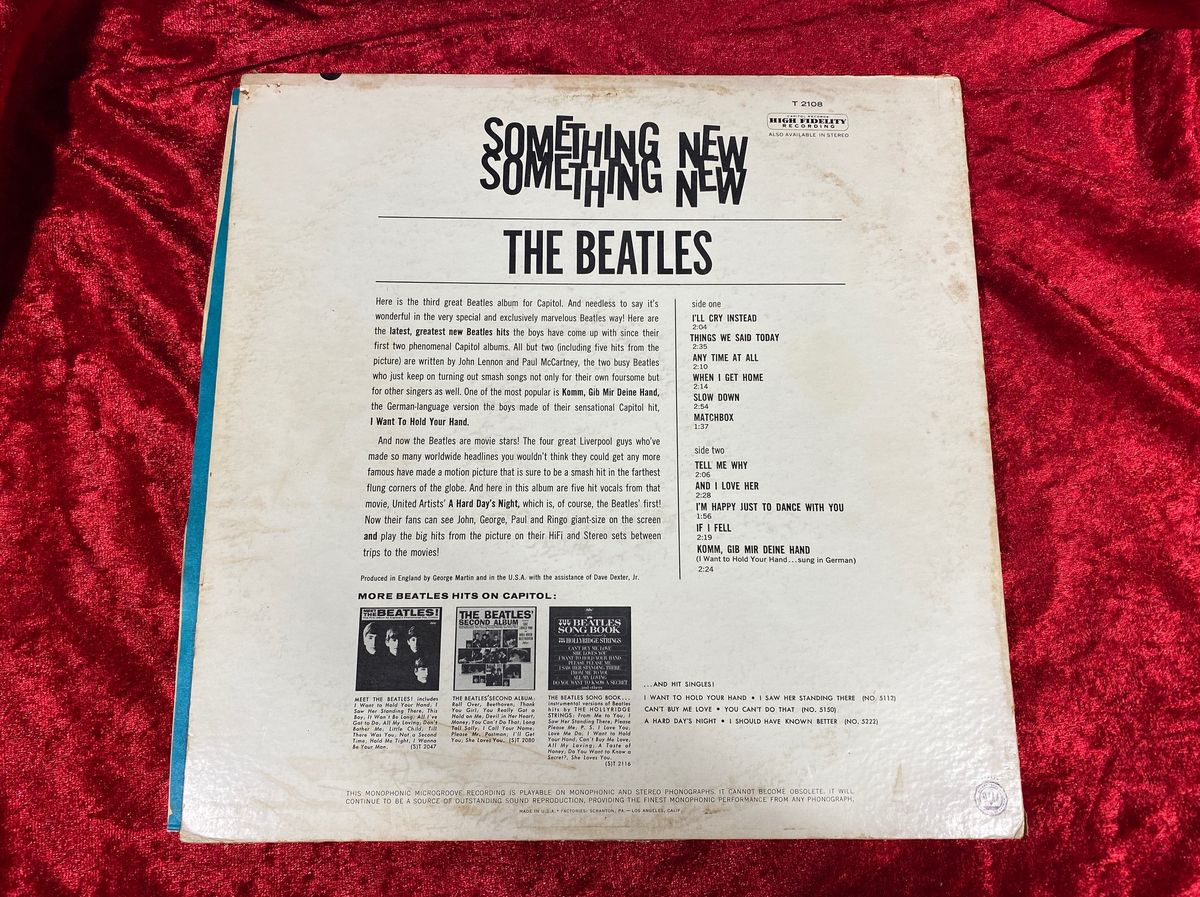 The Beatles - Something New - T2108