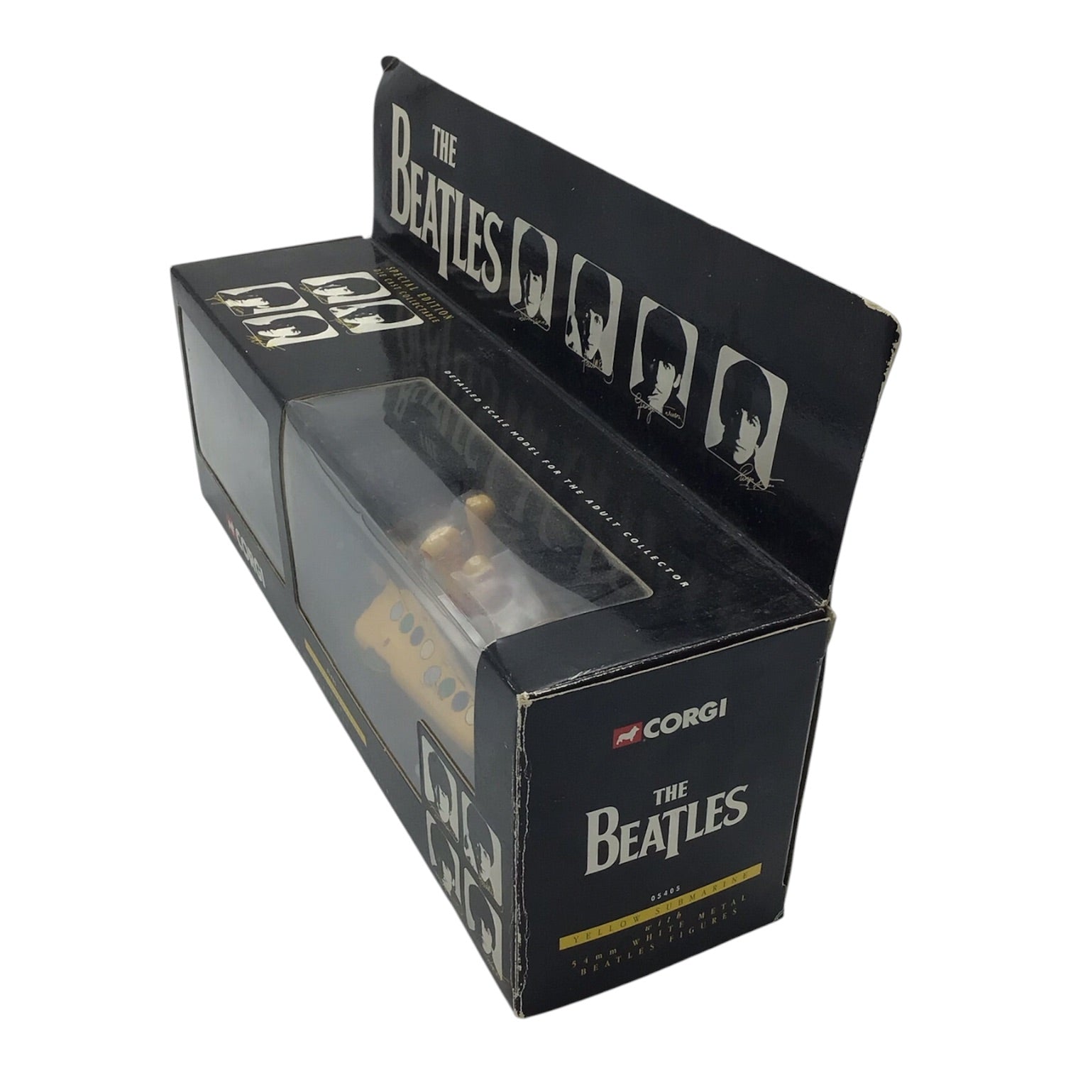 The Beatles Yellow Submarine w/ 54mm White Metal Beatles Figures - Corgi