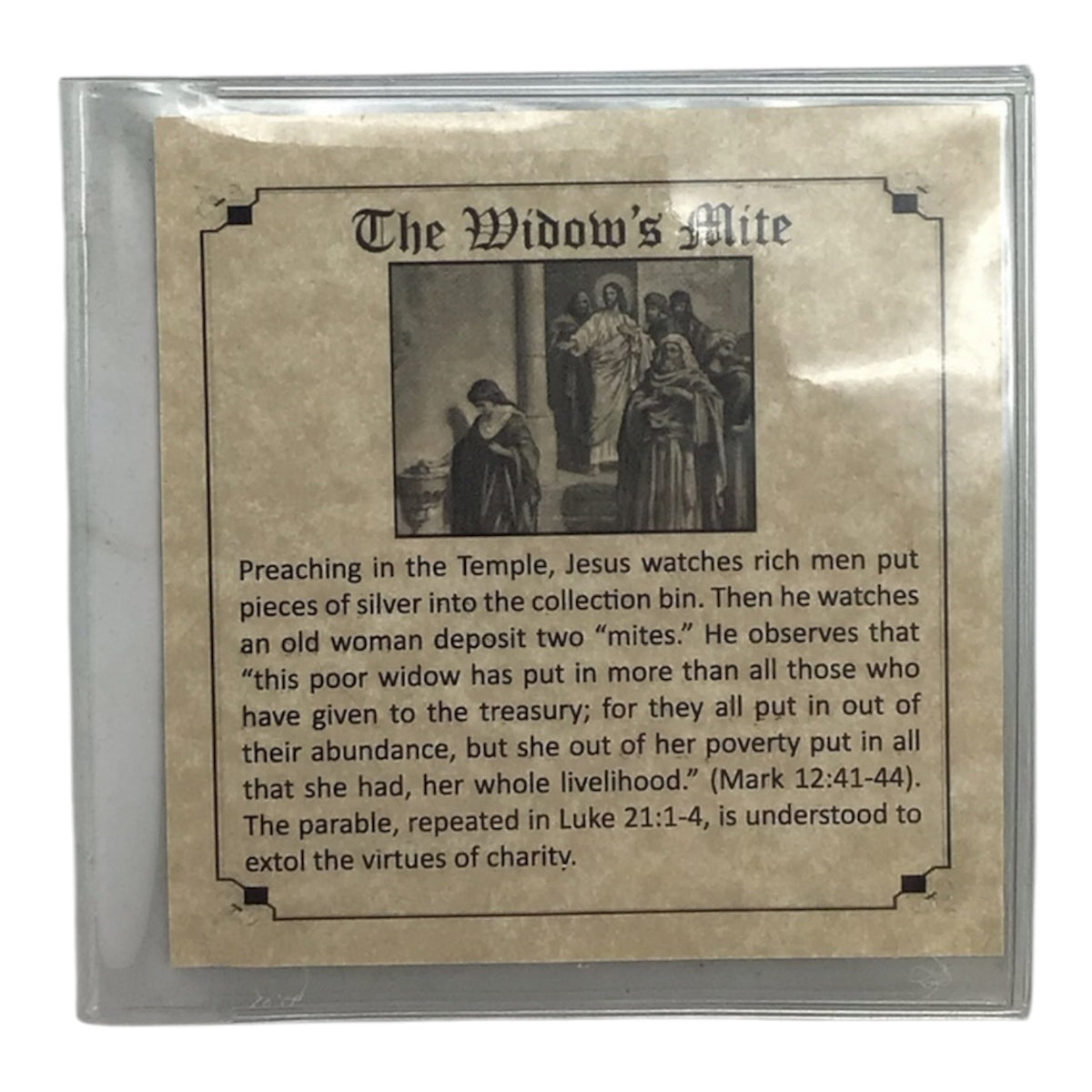 The Biblical Widow's Mite Bronze Coin of Judaea w/ COA