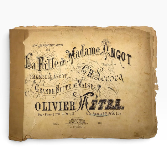 The Daughter of Madame Angot (La Fille de Madame Angot) Grande Suite de Valses – Charles Lecocq – Olivier Metra – 1873