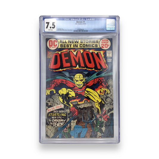 The Demon #1 - Jack Kirby - DC Comics 1972 CGC 7.5
