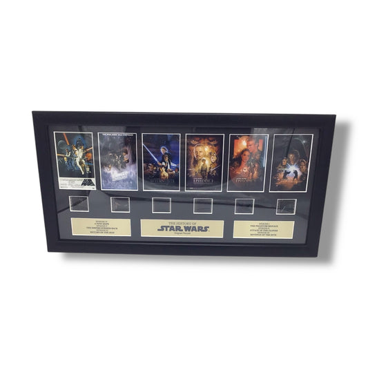 The History of Star Wars - Original Film Cell | Episodes I - VI (Framed)