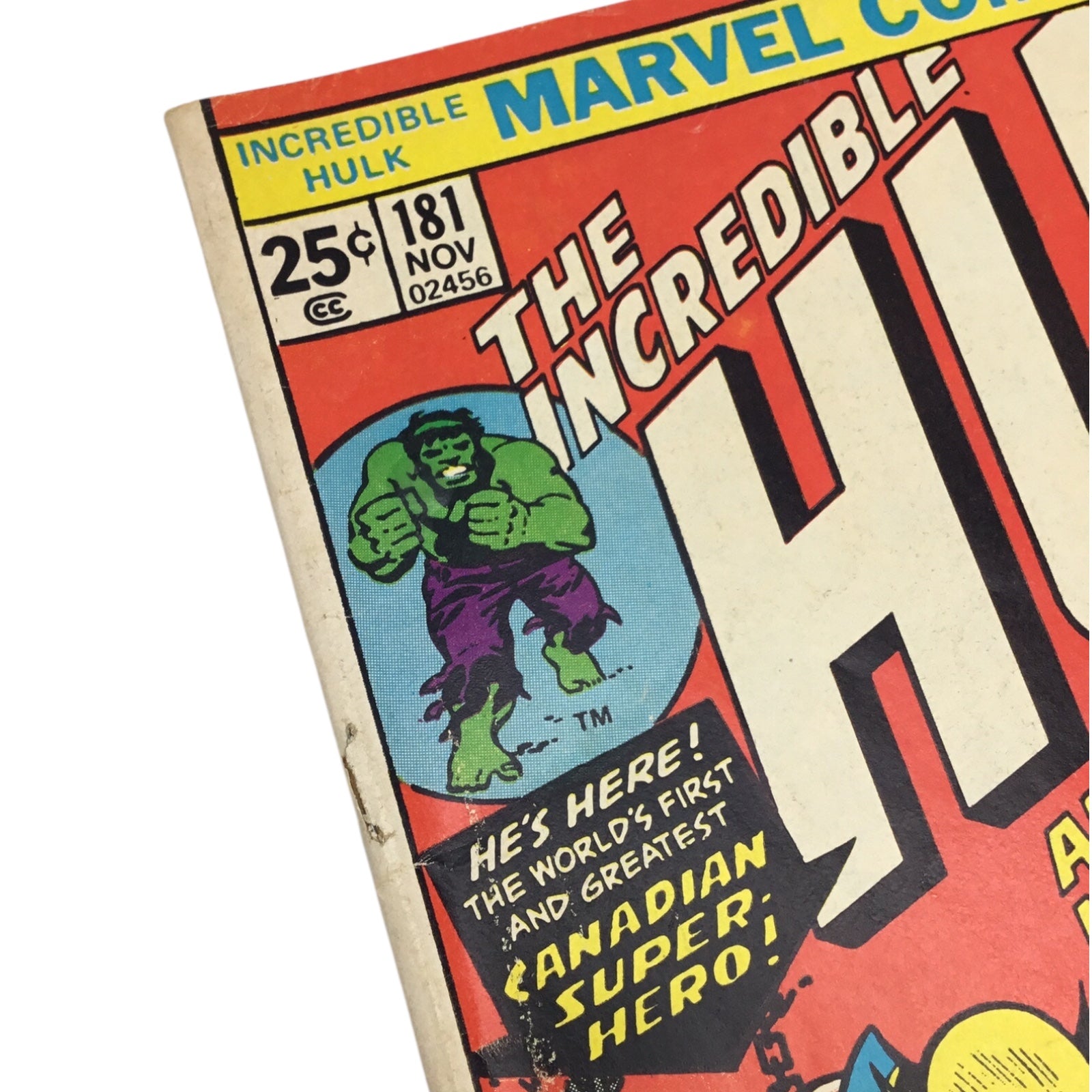 The Incredible Hulk #181 (1974, Marvel Comics) First Full Appearance of Wolverine