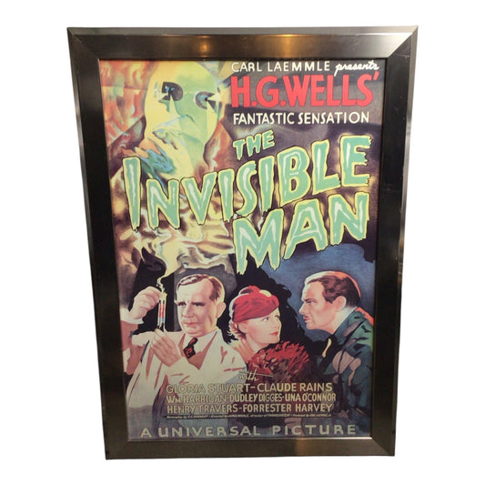 The Invisible Man - Framed Classic Horror Movie Poster
