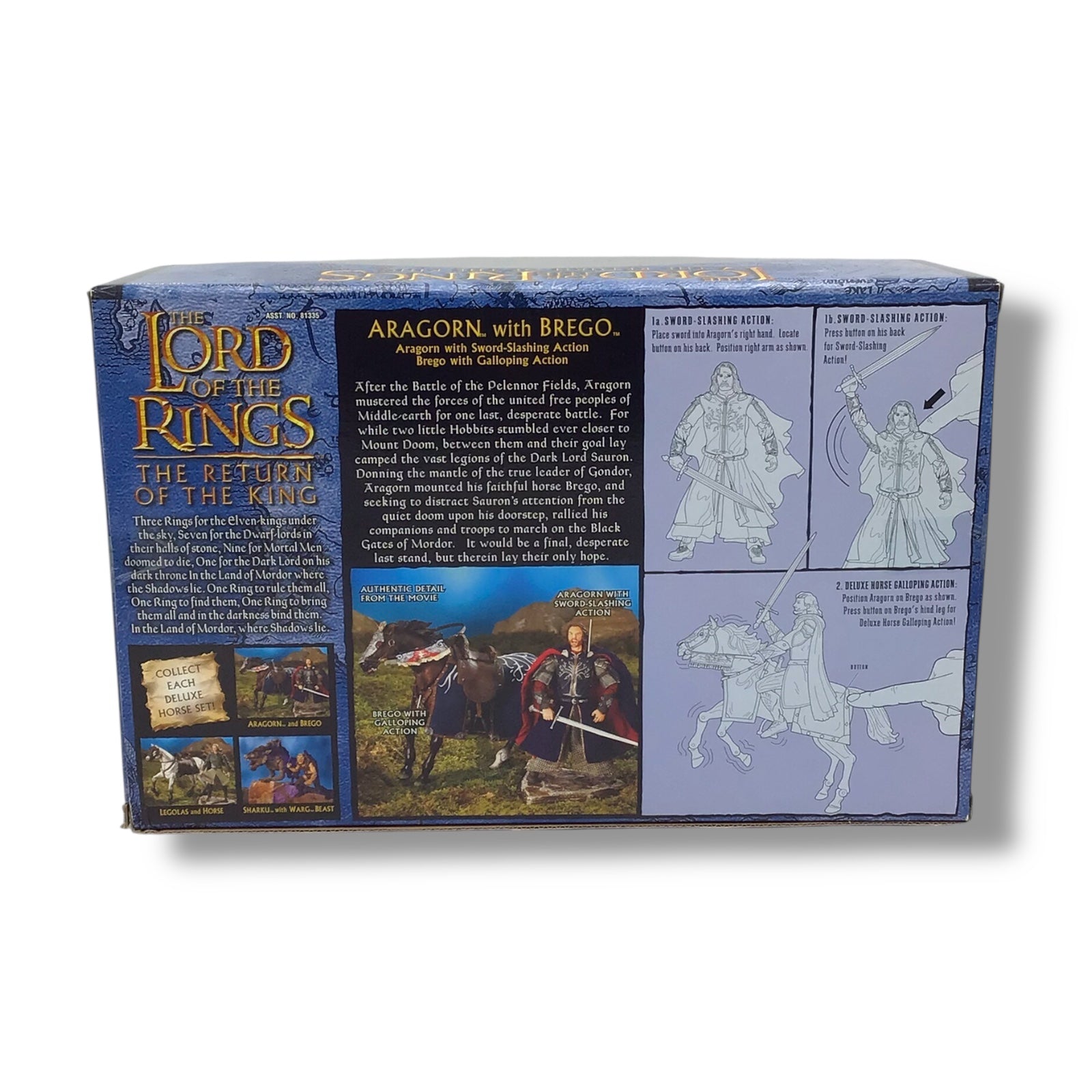 The Lord of the Rings: The Return of the King - Aragorn with Brego Deluxe Horse & Rider Set