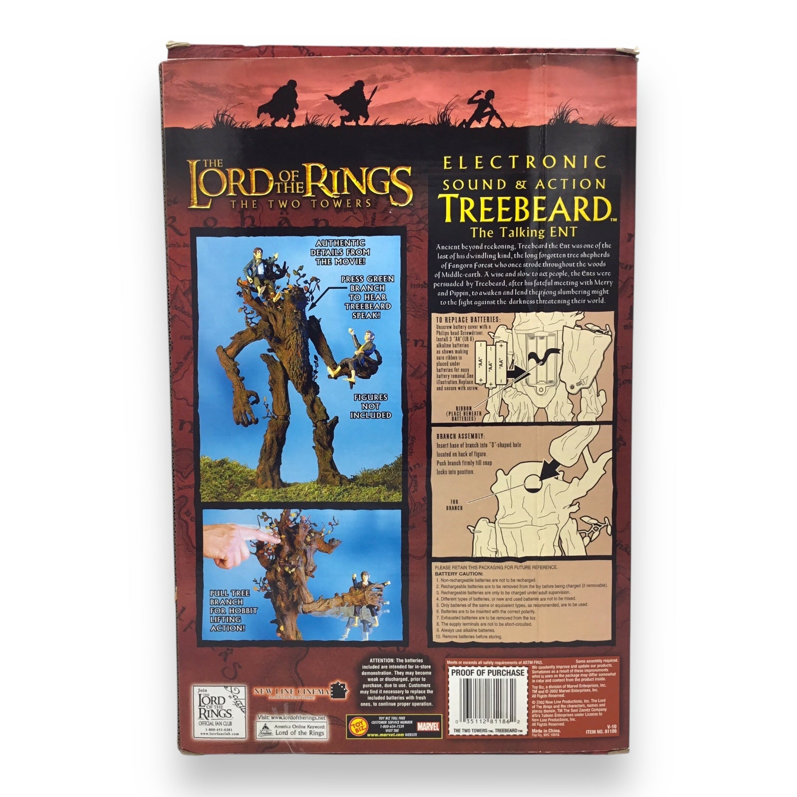 The Lord of the Rings: The Two Towers – Treebeard the Talking Ent (Toy Biz, 2002)
