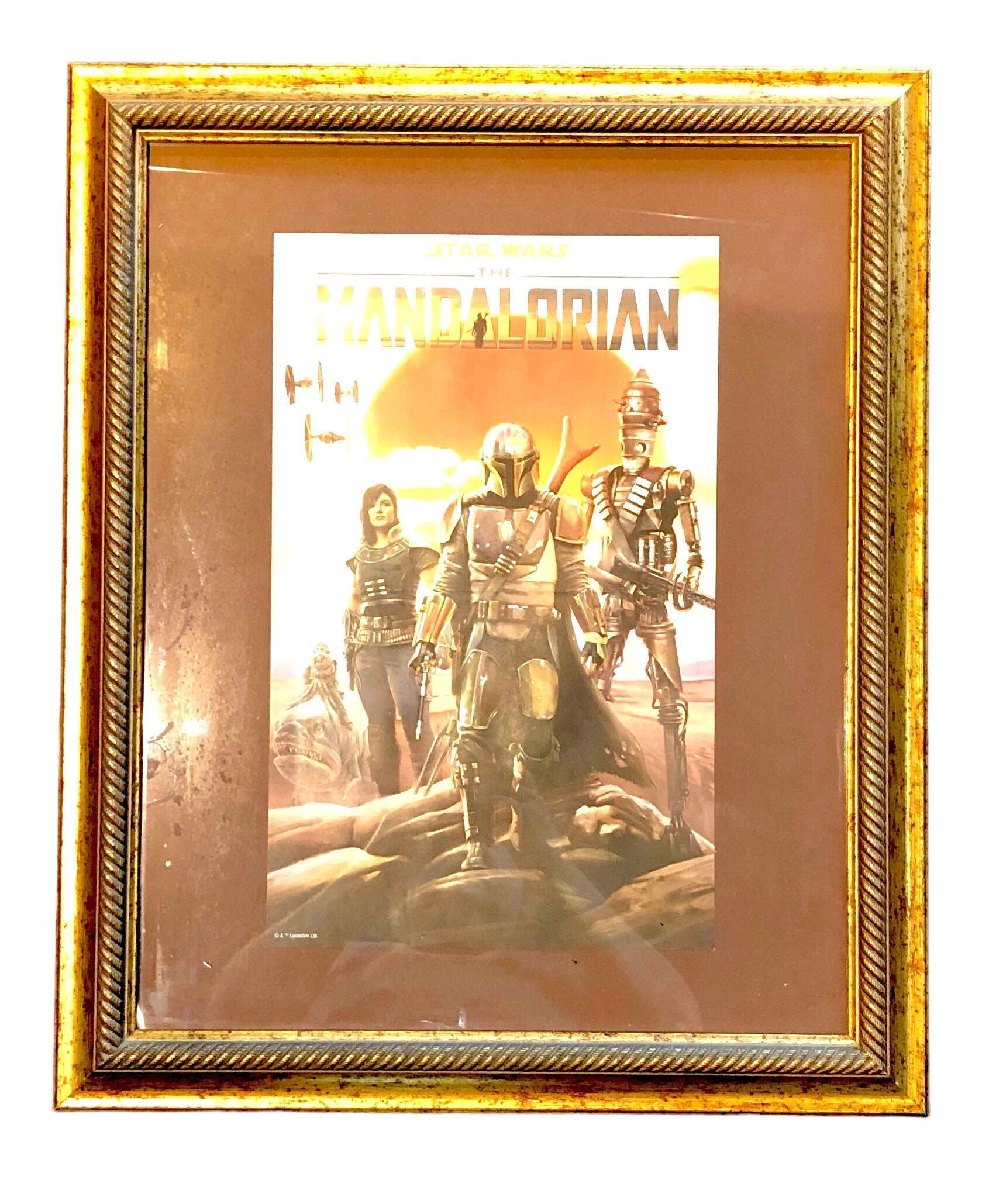 The Mandalorian Season 1 Group Poster 11x17 Framed