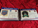 The Official NFL Super Bowl Patch Collection Willabee Ward 1 - 40 I - XL