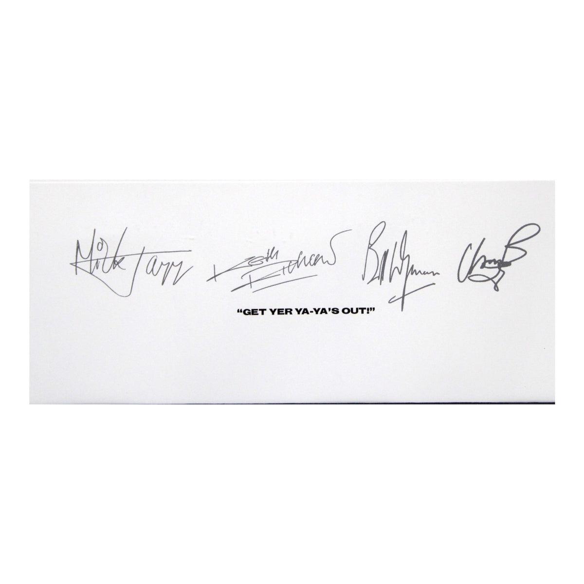 The Rolling Stones Get Yer Ya-Ya's Out w/ Signatures Poster
