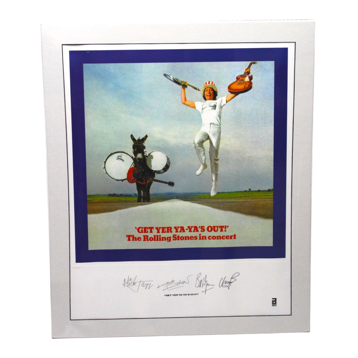 The Rolling Stones Get Yer Ya-Ya's Out w/ Signatures Poster