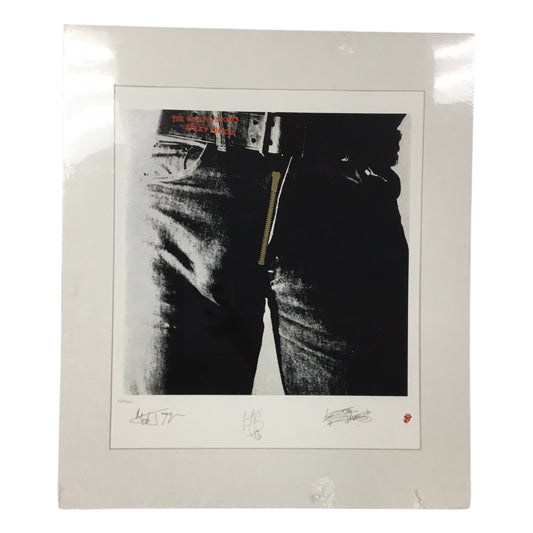 The Rolling Stones “Sticky Fingers” Limited Edition Lithograph (1990, #2448/5000, Plate Signed, COA, Sealed)