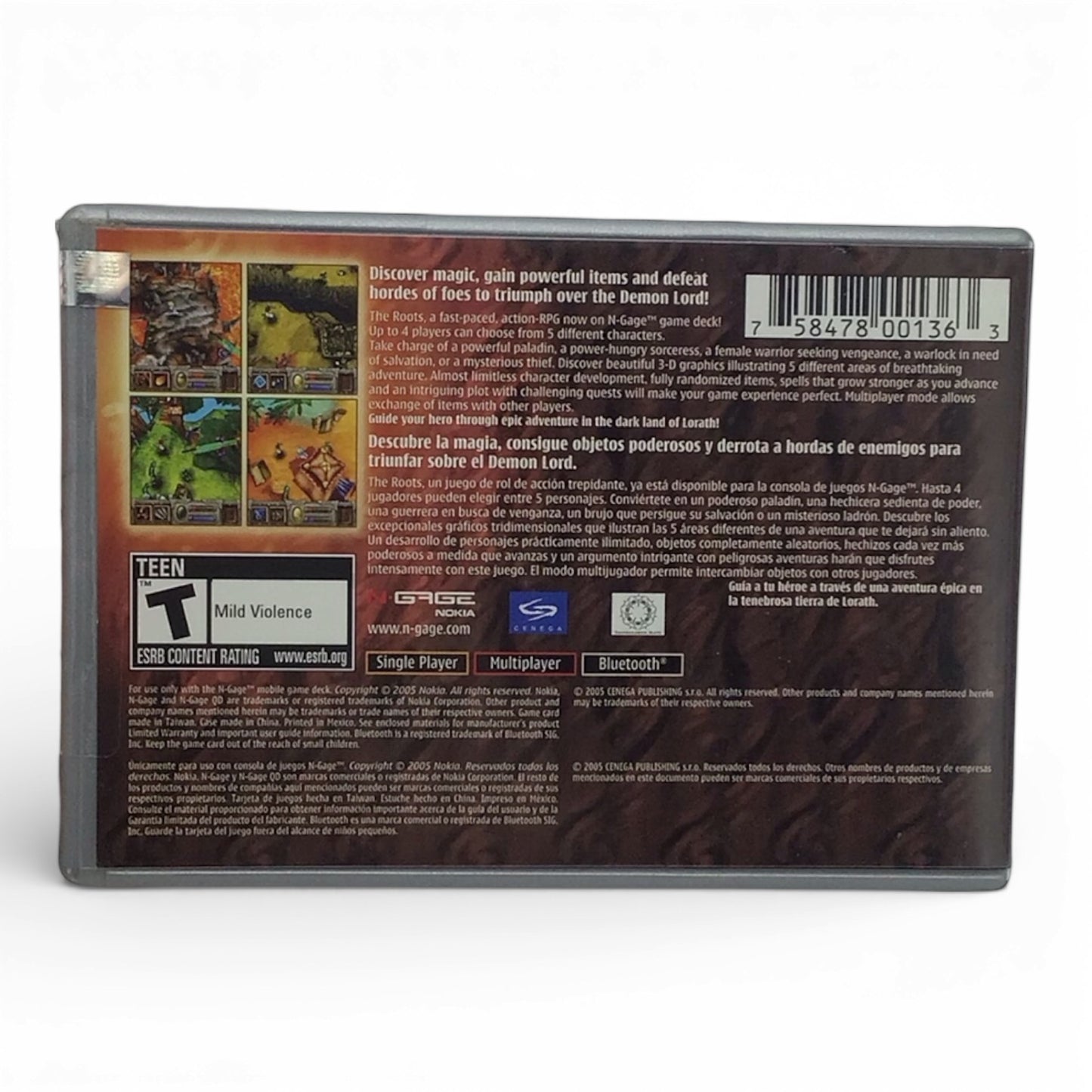 The Roots: Gates of Chaos - Nokia N-Gage Exclusive Game