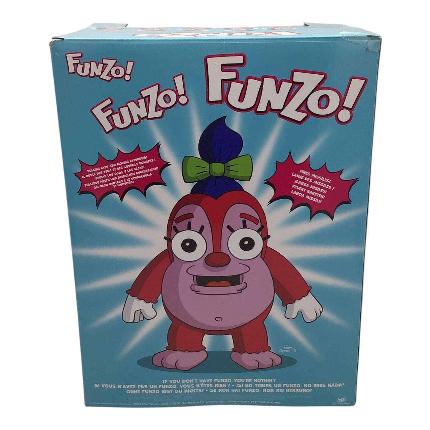 The Simpsons Funzo Talking Plush Doll - Jakks 2025