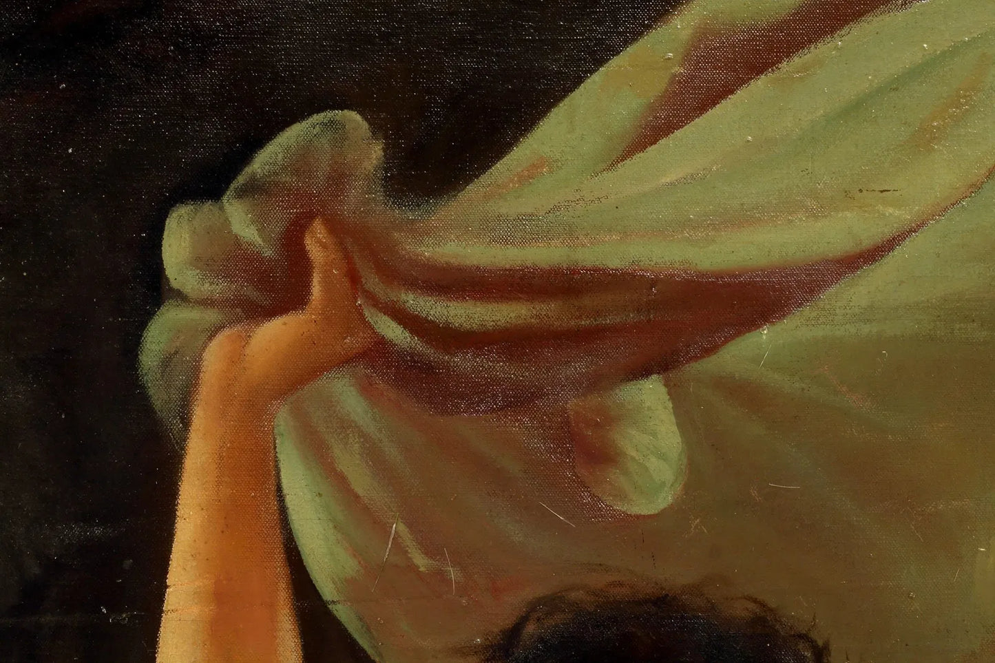 “The Storm” Pierre-Auguste Cot – Framed Oil Painting 60"x44"