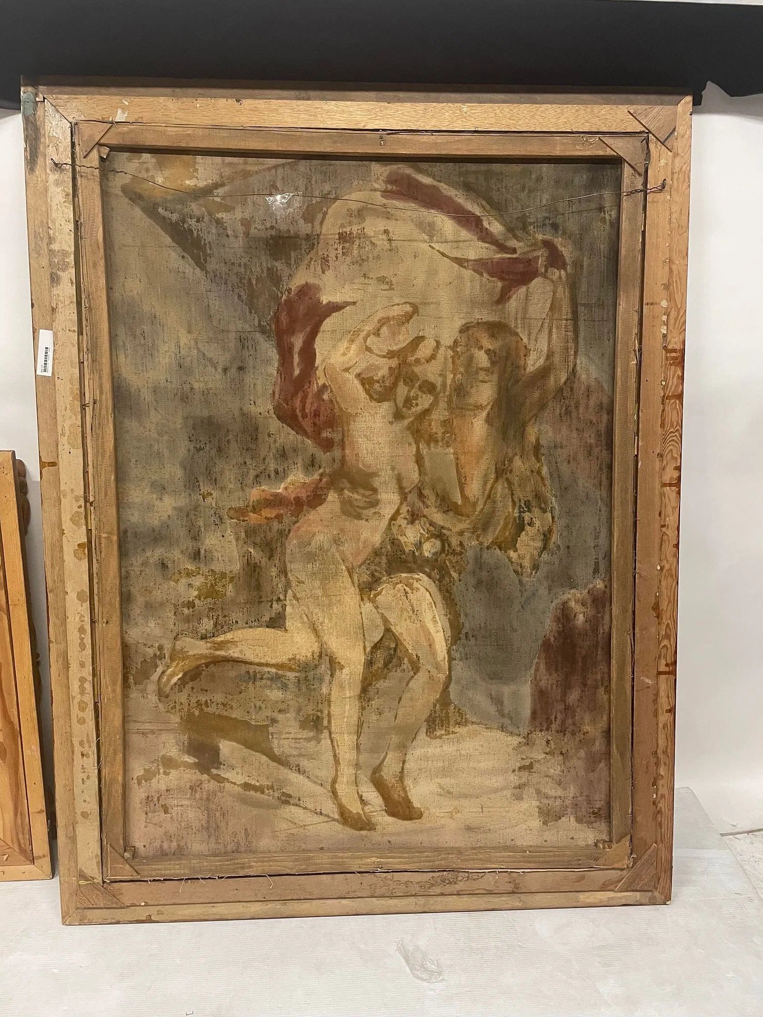 “The Storm” Pierre-Auguste Cot – Framed Oil Painting 60"x44"