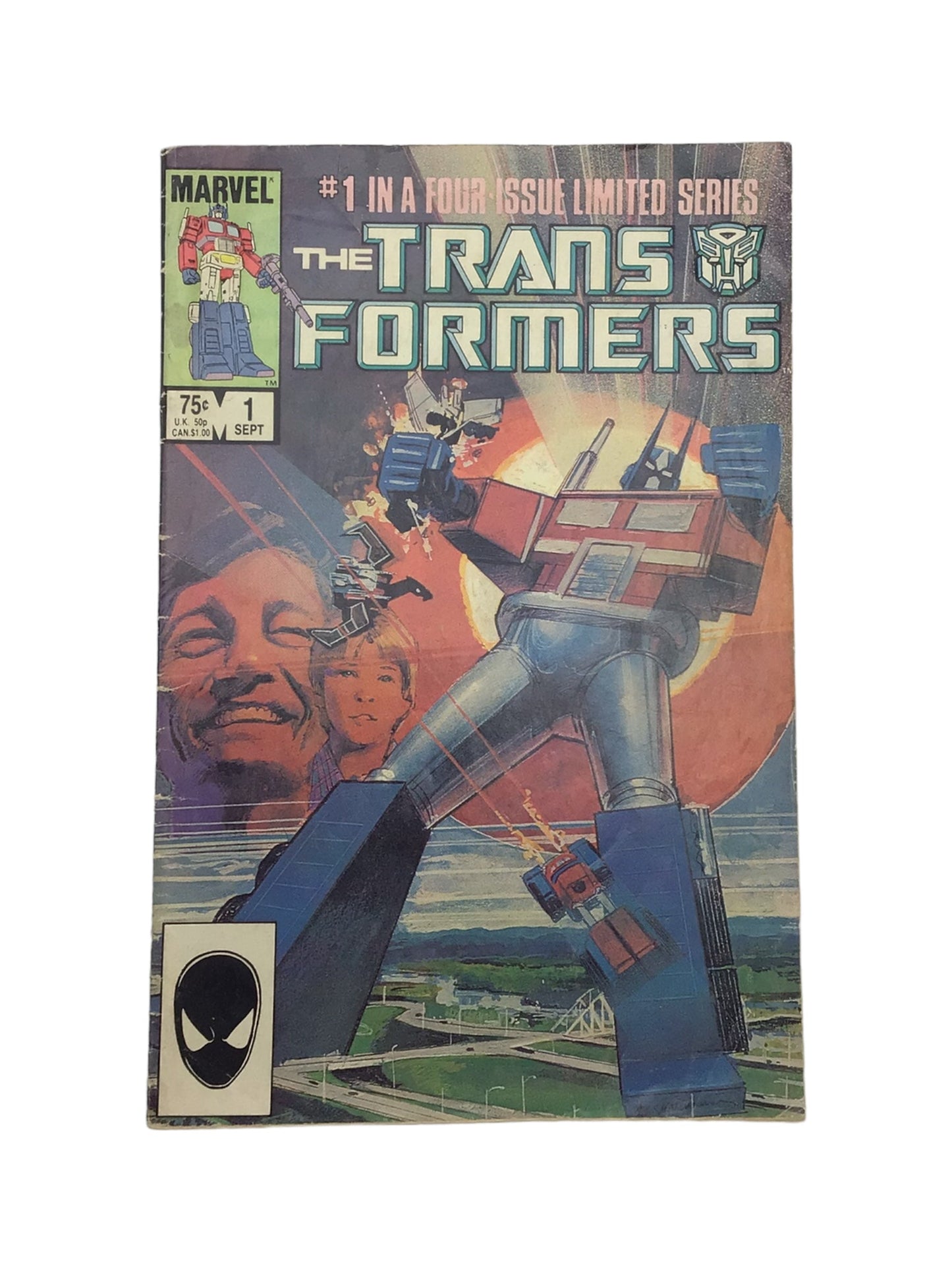 The Transformers Comic Book #1 Marvel