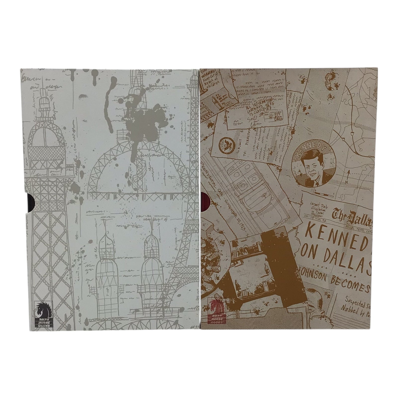 The Umbrella Academy Vol. 1 & 2 Hardcover Set (w/ Slipcases) – Vol. 1 Signed by Gerard Way & Gabriel Bá