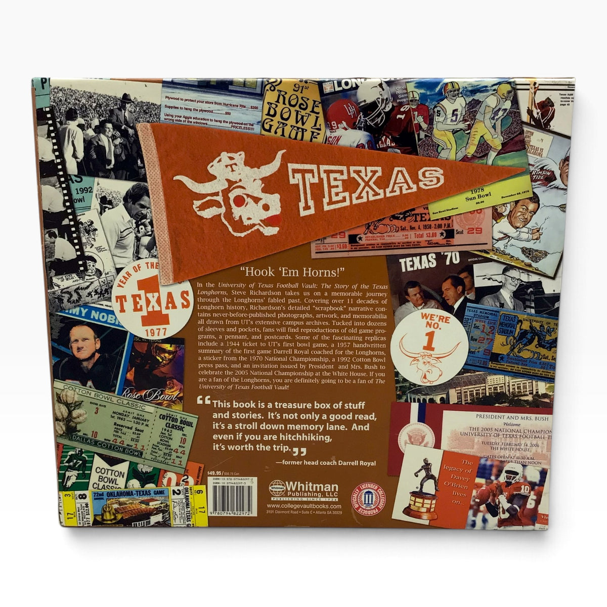 The University of Texas Football Vault: The Story of the Texas Longhorns – Hardcover - 2007