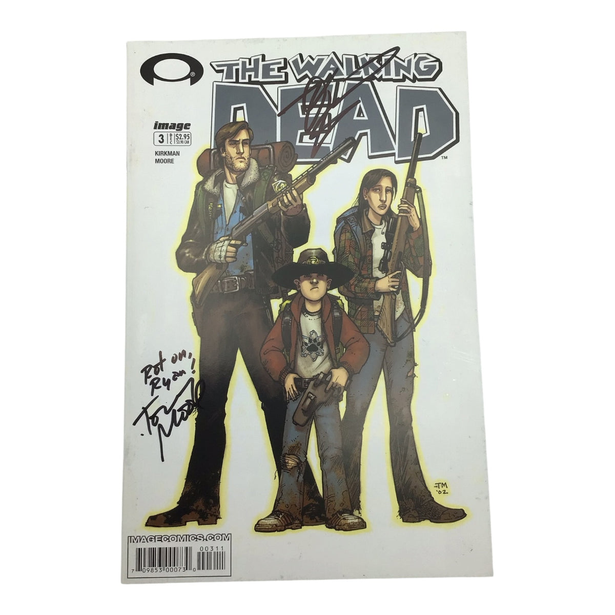 The Walking Dead #3 Signed by Robert Kirkman & Tony Moore - Image Comics